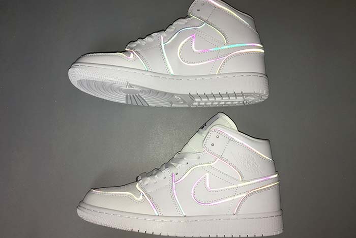 Air Jordan 1 Mid SE WMNS 3M reflective