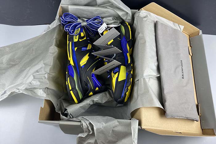 Ba*len*cia*ga sneaker tess s.gomma res bi alv/tis eff nubuk/tis enoir/royal jaune