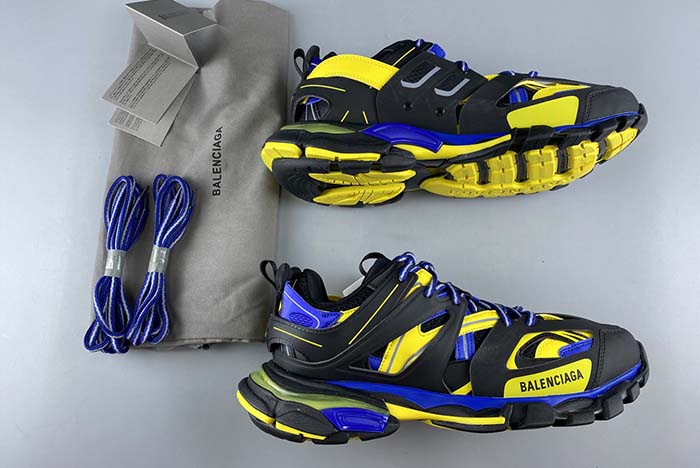 Ba*len*cia*ga sneaker tess s.gomma res bi alv/tis eff nubuk/tis enoir/royal jaune