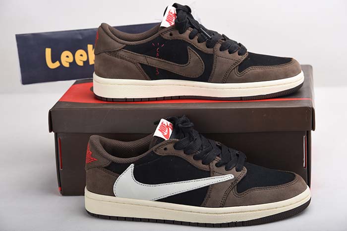 TRAVIS SCOTT AIR JORDAN 1 LOW DARK MOCHA CQ4277-001
