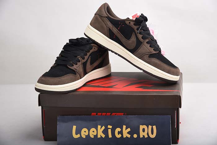 TRAVIS SCOTT AIR JORDAN 1 LOW DARK MOCHA CQ4277-001