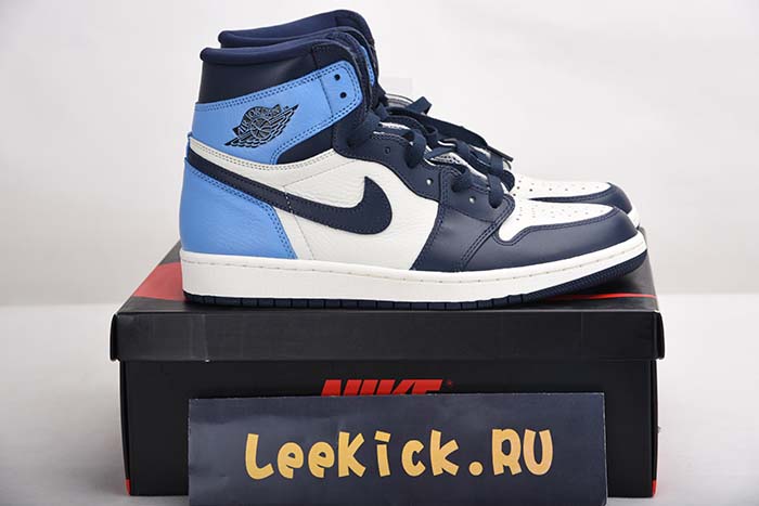 AIR JORDAN 1 OBSIDIAN UNIVERSITY BLUE 555088-140