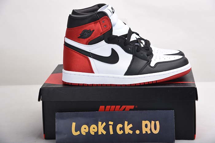 JORDAN 1 RETRO HIGH SATIN BLACK TOE - CD0461-016