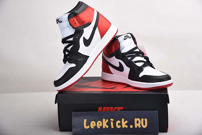 JORDAN 1 RETRO HIGH SATIN BLACK TOE - CD0461-016