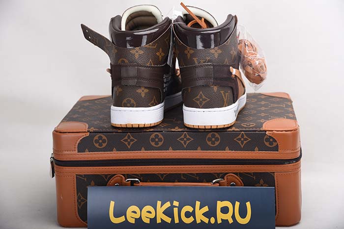 l**is V*t*n x off-white x air jordan 1 customs mens aq0818-202