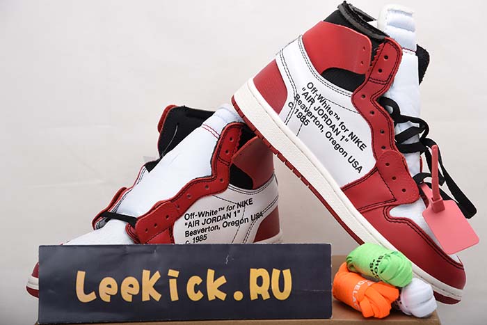 Off-White Air Jordan 1 Retro Chicago The Ten AA3834-101