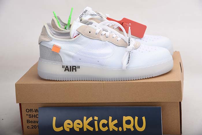 NIKE AIR FORCE 1 LOW OFF-WHITE All White AO4606-100