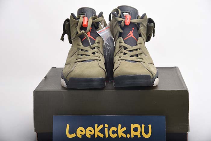 TRAVIS SCOTT AIR JORDAN 6 MEDIUM OLIVE - CN1084-200