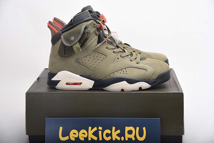 TRAVIS SCOTT AIR JORDAN 6 MEDIUM OLIVE - CN1084-200