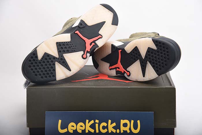 TRAVIS SCOTT AIR JORDAN 6 MEDIUM OLIVE - CN1084-200