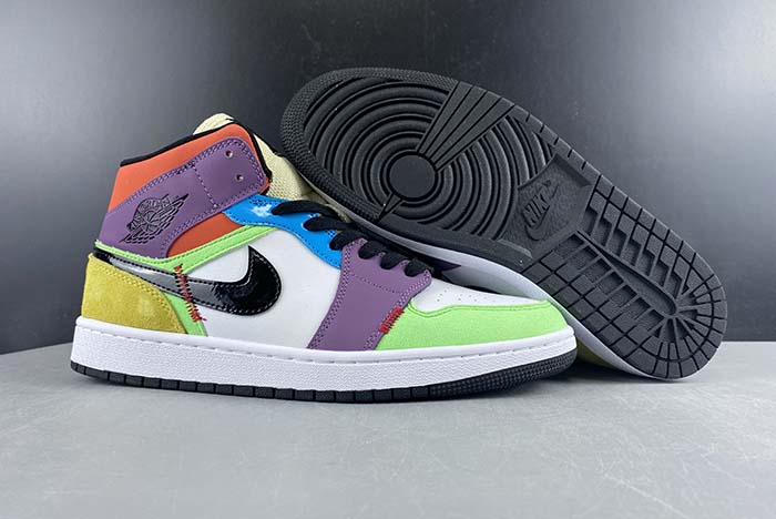 AIR JORDAN 1 MID “MULTICOLOR” CW1140-100