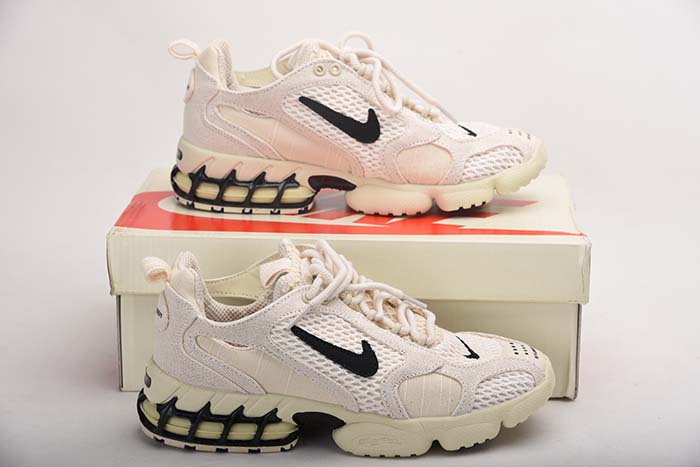NIKE AIR ZOOM SPIRIDON CAGED STUSSY- FOSSIL CQ5486-200