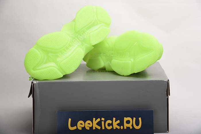 Ba*len*cia*ga triple s trainers clear sole fllo yellow 541624 w09o1 9002