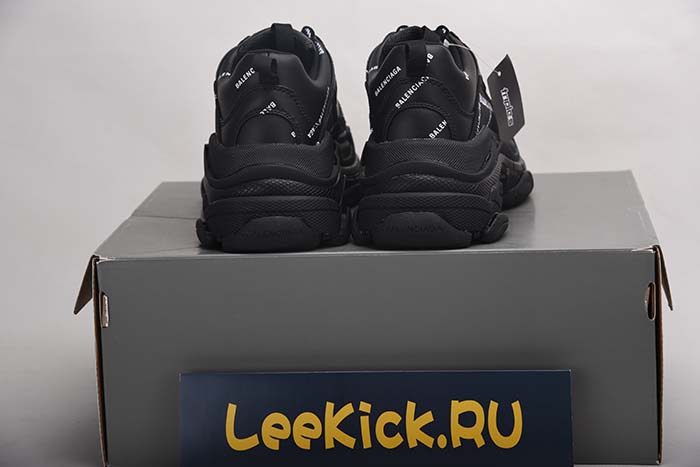 Ba*len*cia*ga triple s trainers black letters 541624 w09o1 9013
