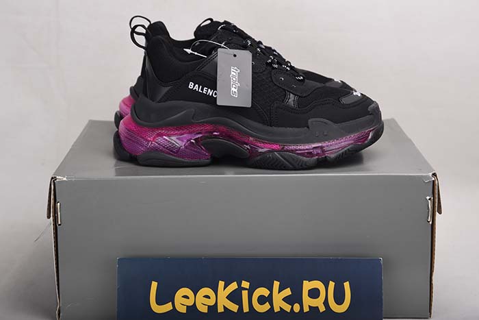 Ba*len*cia*ga triple s black sneaker 541624-w09o1-0829