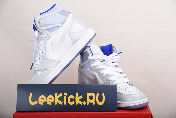 JORDAN 1 RETRO HIGH ZOOM WHITE RACER BLUE CK6637-104