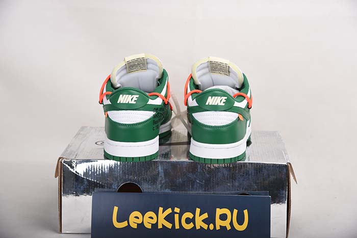 OFF-WHITE NIKE DUNK LOW PINE GREEN CT0856-100