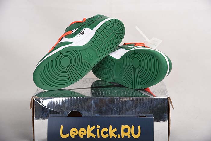 OFF-WHITE NIKE DUNK LOW PINE GREEN CT0856-100