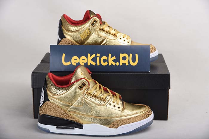 AIJ ORDAN 3 RETRO LUXURY GOLD COLOR AJ3-933512