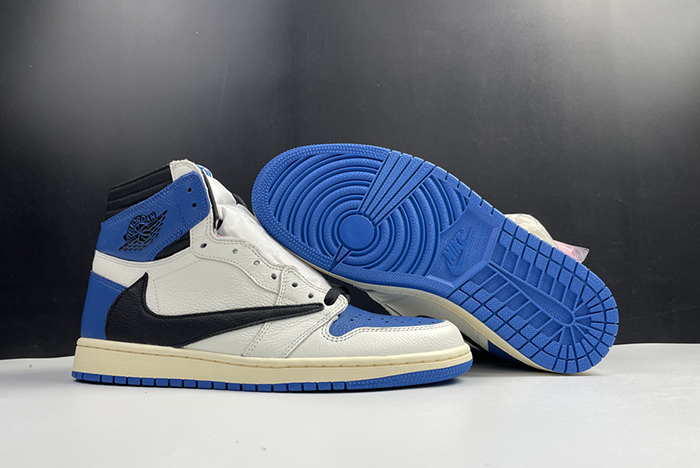 Travis Scott Fragment Air Jordan 1 Military Blue-DH3227-105