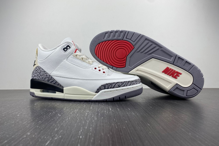 Air Jordan 3 White Cement Reimagined Shoes 2023 DN3707-100