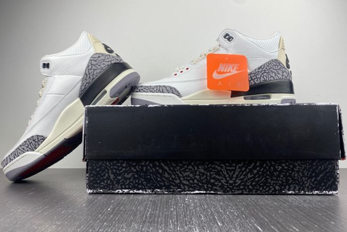 Air Jordan 3 White Cement Reimagined Shoes 2023 DN3707-100