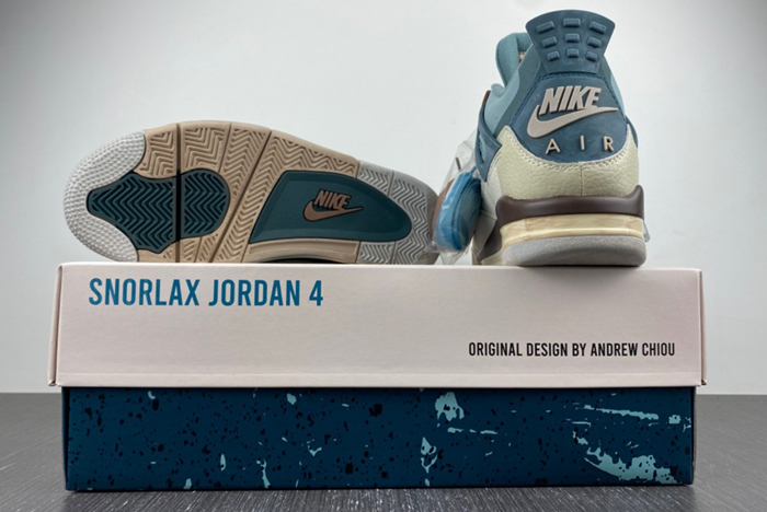 Air Jordan 4 “Snorlax” Custom Pokémon