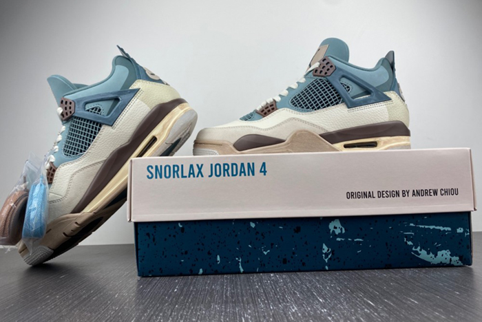 Air Jordan 4 “Snorlax” Custom Pokémon