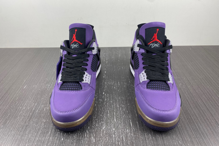 Air Jordan 4 X Travis Scott Purple Suede