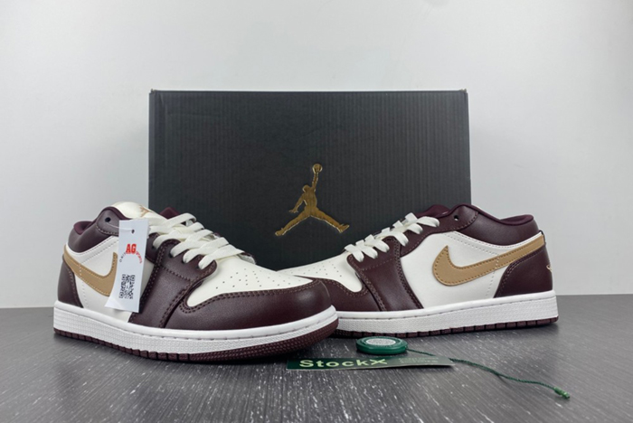 Air Jordan 1 Low Mocha Shadow Brown Sail DC0774-200