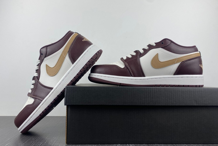 Air Jordan 1 Low Mocha Shadow Brown Sail DC0774-200