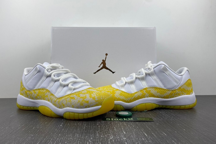 Air Jordan 11 Low WMNS “Yellow Snakeskin”AH7860-107