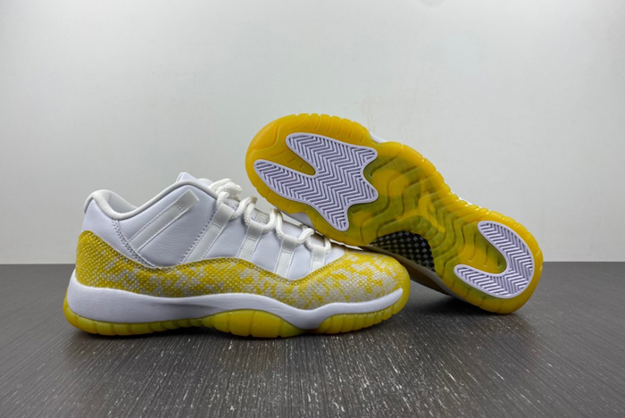 Air Jordan 11 Low WMNS “Yellow Snakeskin”AH7860-107