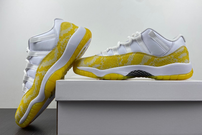 Air Jordan 11 Low WMNS “Yellow Snakeskin”AH7860-107