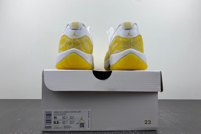 Air Jordan 11 Low WMNS “Yellow Snakeskin”AH7860-107