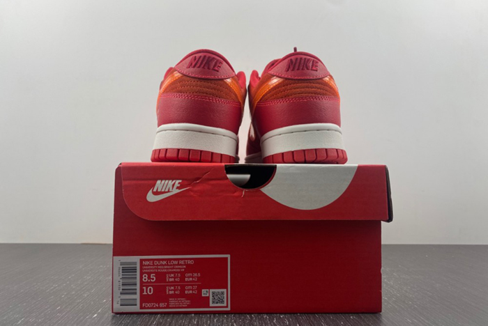 Nike Dunk Low ATL Red FD0724-657