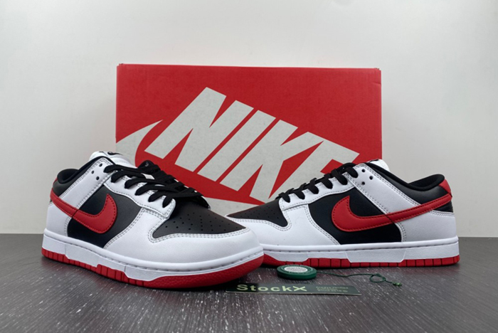 Nike Dunk Low White Black Red FD9762-061