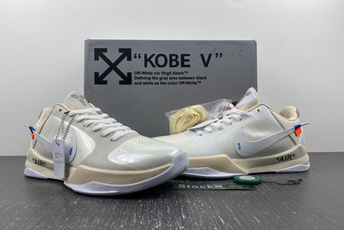 Nike Kobe 5 Protro Undefeated Rice White DB4796-101