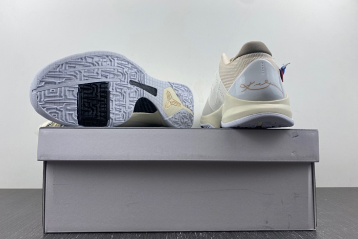 Nike Kobe 5 Protro Undefeated Rice White DB4796-101