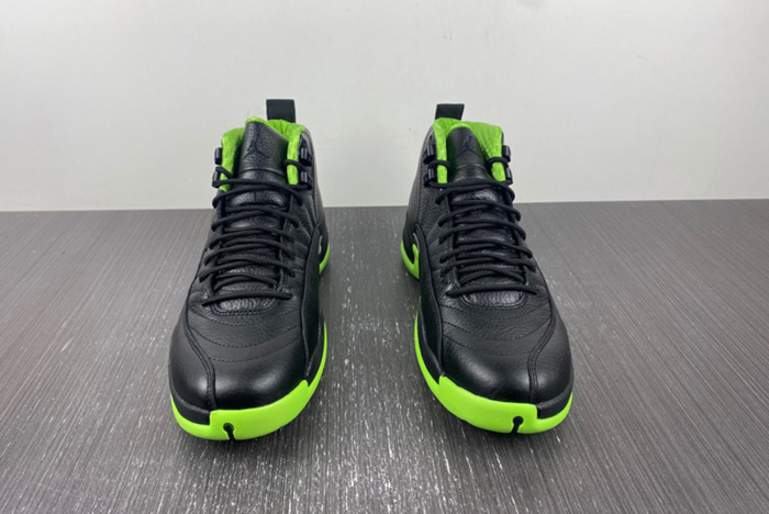 Air Jordan 12 Black Neon Green