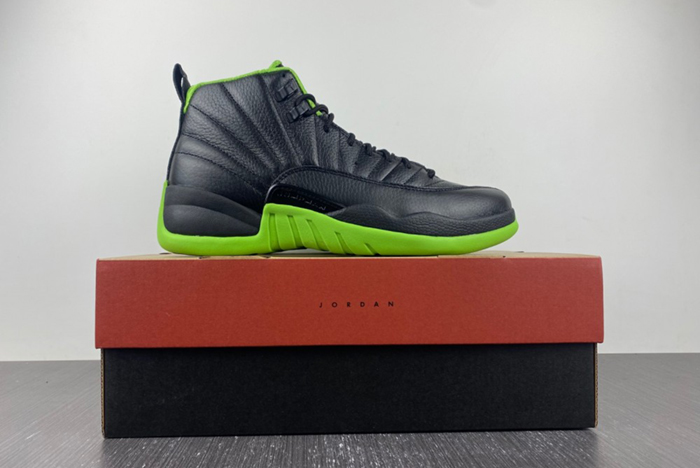Air Jordan 12 Black Neon Green