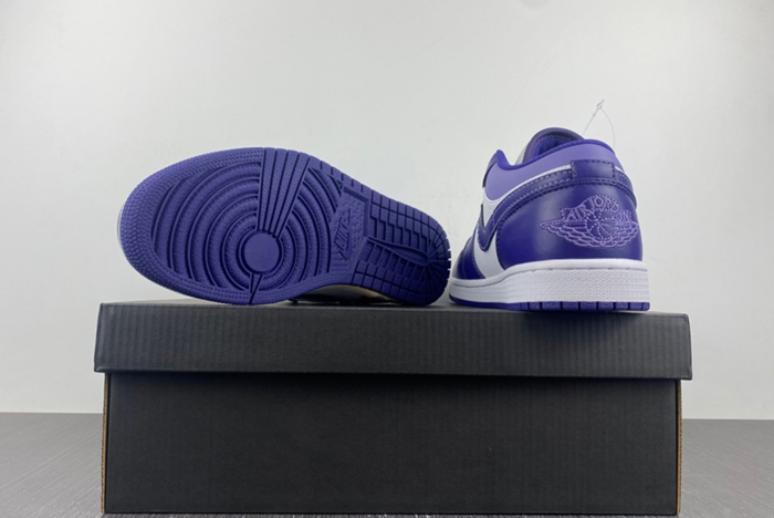 Air Jordan 1 Low Purple White 553558-515