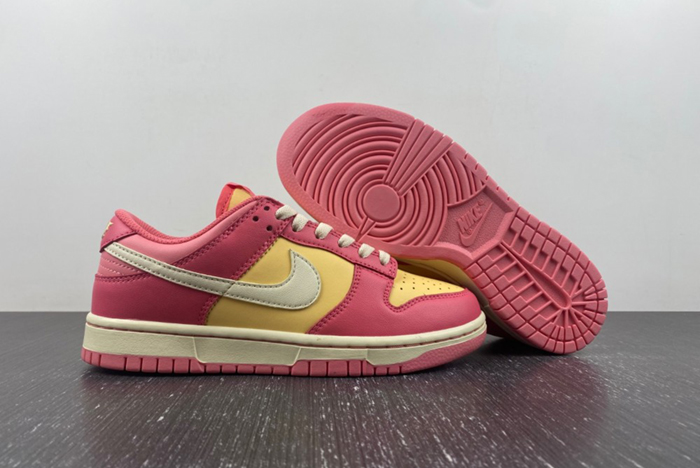 NIKE DUNK LOW (GS) YELLOW PINK DH9765-200