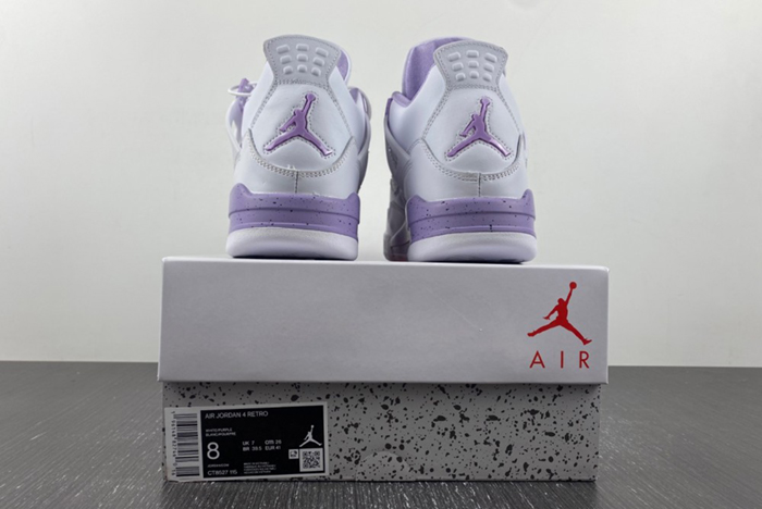 Air Jordan 4 white purple CT8527-115