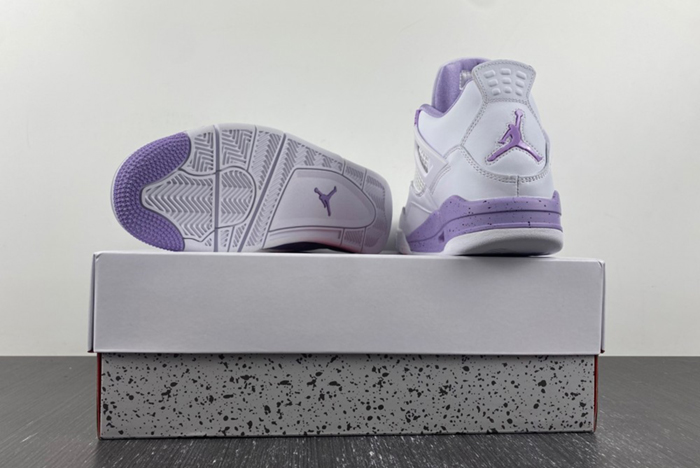 Air Jordan 4 white purple CT8527-115