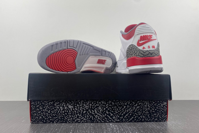 Air Jordan 3 White Gray Red DN3707-160