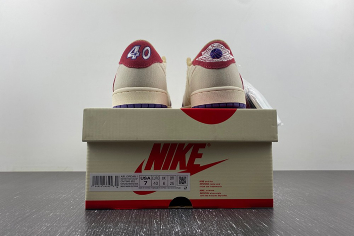 Travis Scott x Air Jordan 1 Low White Red