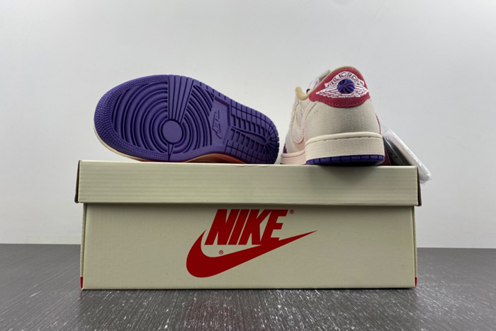 Travis Scott x Air Jordan 1 Low White Red