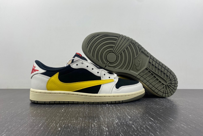 Travis Scott x Air Jordan 1 Low yellow black