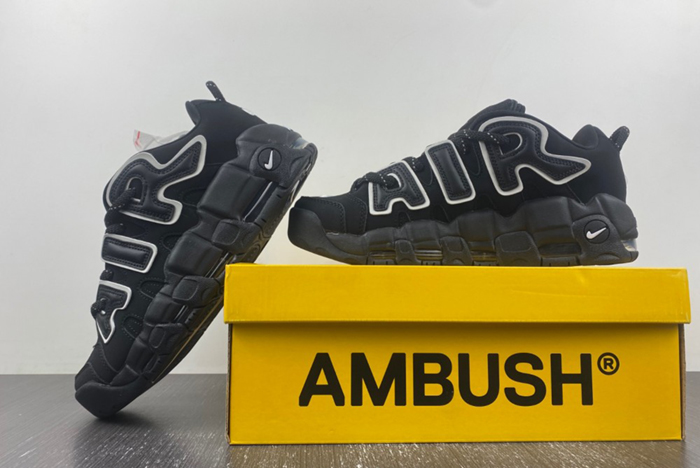 AMBUSH x Nike Air More Uptempo Low “Black/White”